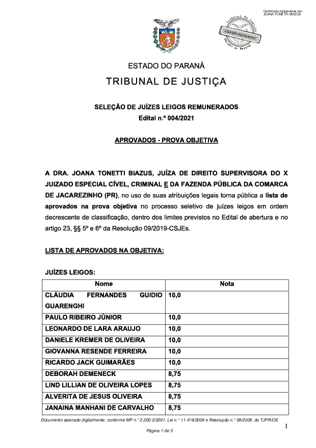 Disponibilizado em 30/11/2021
